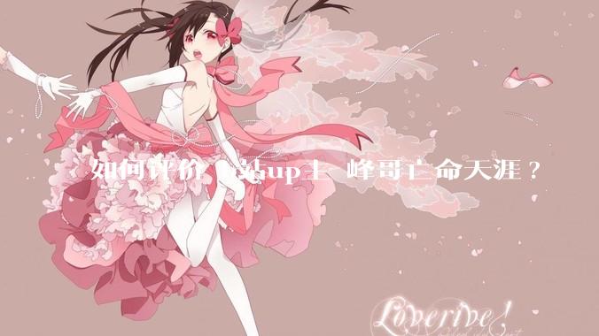 如何评价 b站up主 峰哥亡命天涯?