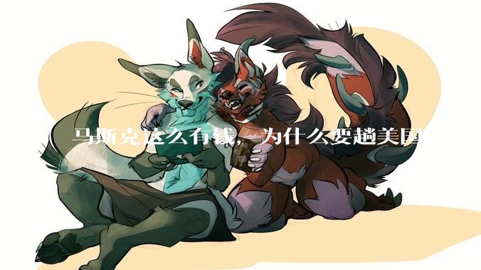 马斯克这么有钱，为什么要趟美国大选这个浑水？对他有哪些好处？
