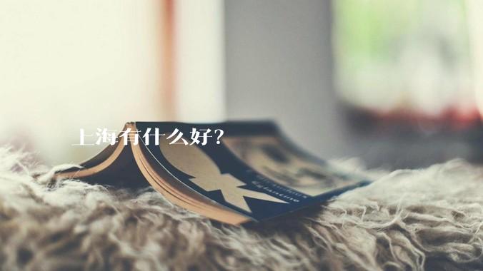 上海有什么好？